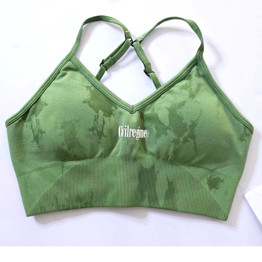 Civil Regime Secret Green Reaper‎ Kelly Seamless Bra Size Small